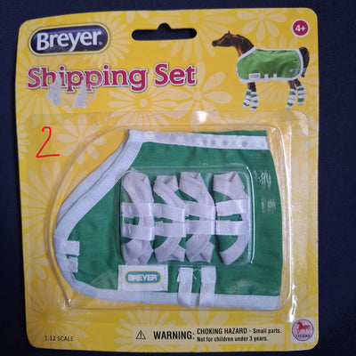Breyer Classic - Ensemble de transport vert (Boîte abîmée)