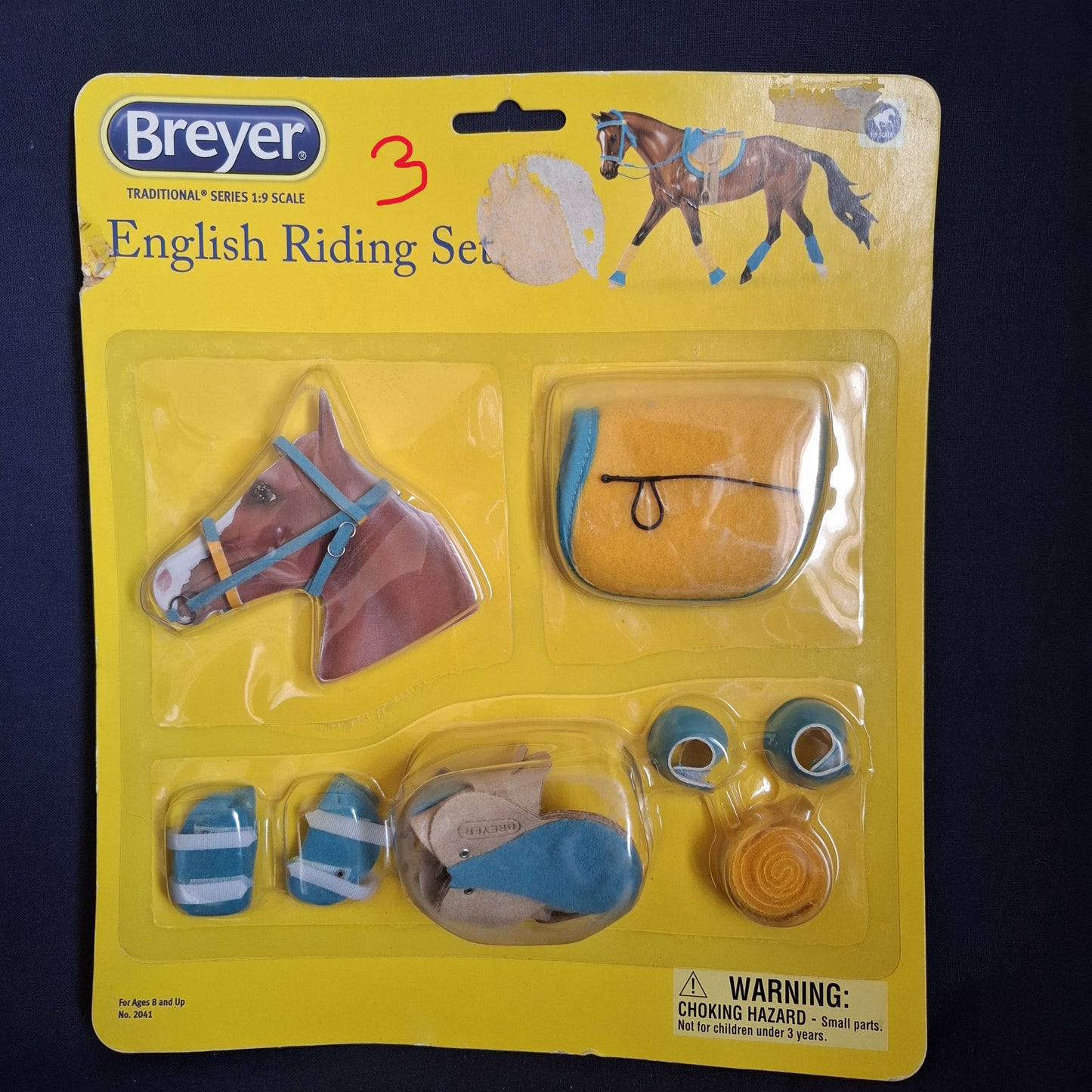 Breyer - Ensemble d'équitation anglaise (boîte abîmée)