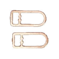 Boucles mancelle 3mm