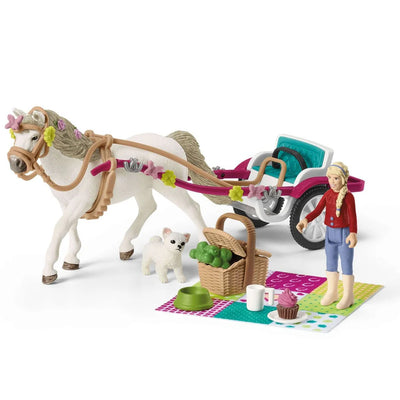 Schleich horse-drawn carriage for the equestrian show