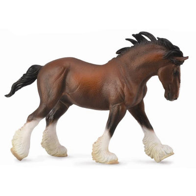 CollectA 88621 Bay Clydesdale Stallion