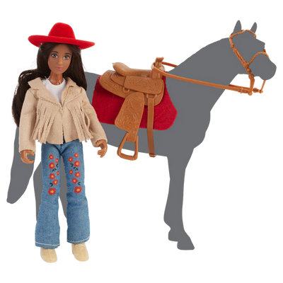 Breyer Classic (1:12) 10719 - Sylvie, la cavalière western