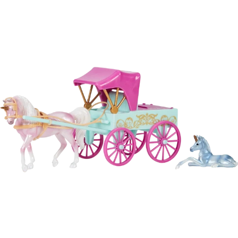 Breyer Stablemate (1:32) 10666 - Calèche avec licorne et poulain