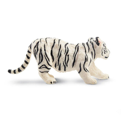 Toymany bébé tigre blanc s'étirant