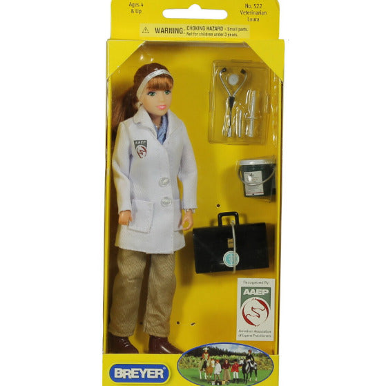 Breyer Traditionnel (1:9) 522 - Laura, Vétérinaire avec accessoires
