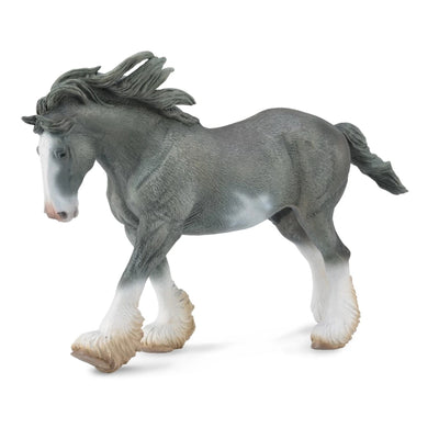 CollectA 88620 Clydesdale Stallion Grey Sabino