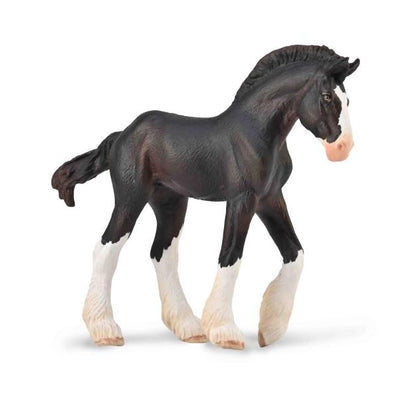 CollectA 88982 Schwarzes Clydesdale-Fohlen