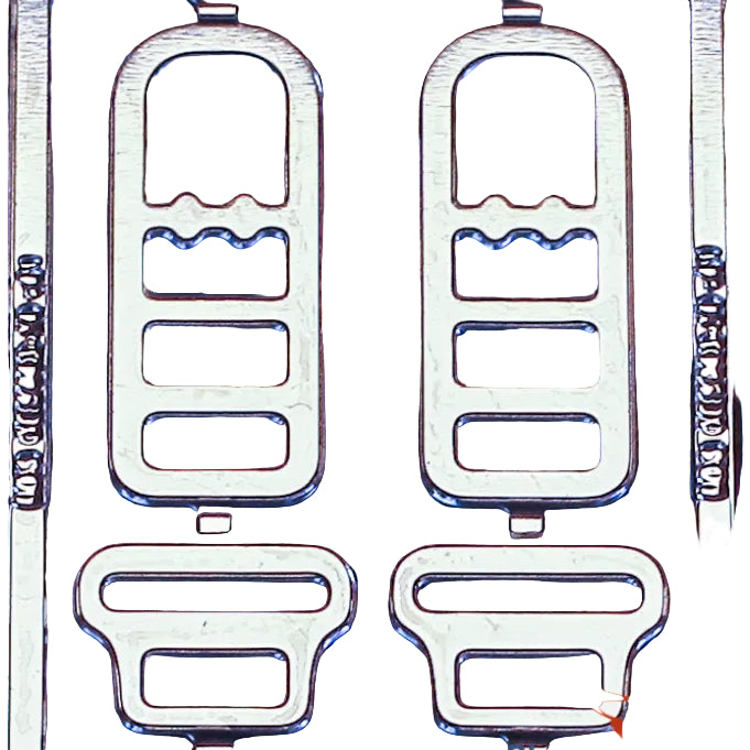 Boucles porte brancard sécurité 3mm