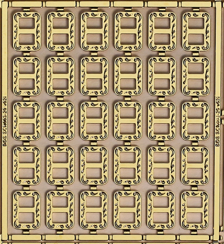 Boucles Doubles décorées 2mm