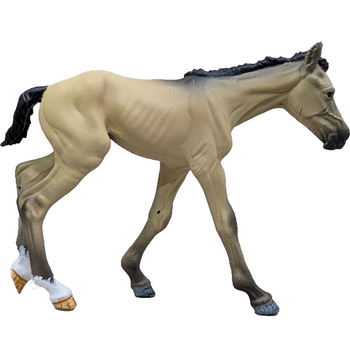 WIA Break The Mold (1:20) - Jument Mustang pie bai et son poulain