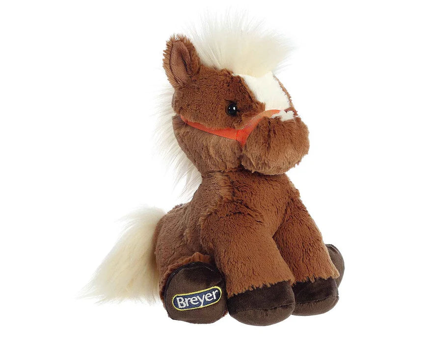 Breyer Peluche Cheval alezan crins lavés 28cm