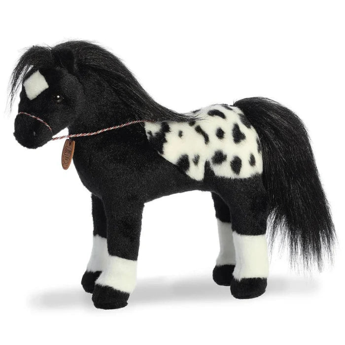 Breyer Peluche Cheval Appaloosa noir 33cm