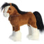 Breyer Peluche Cheval Clydesdale 33cm