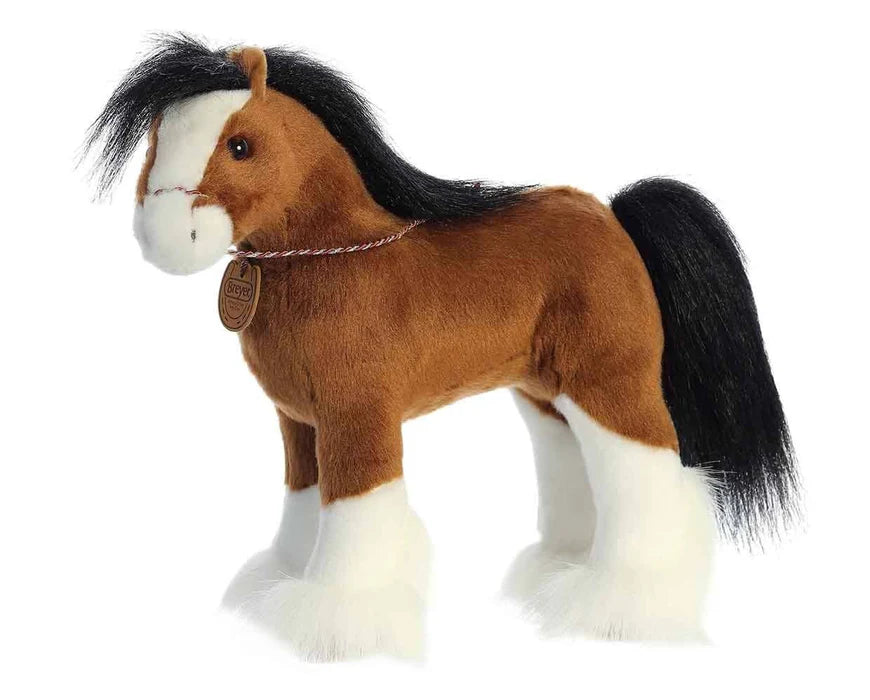 Breyer Peluche Cheval Clydesdale 33cm