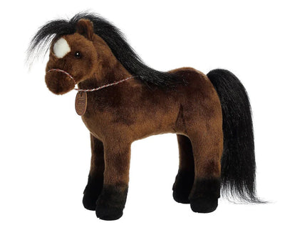 Breyer Peluche Cheval Pur-Sang Anglais bai 33cm
