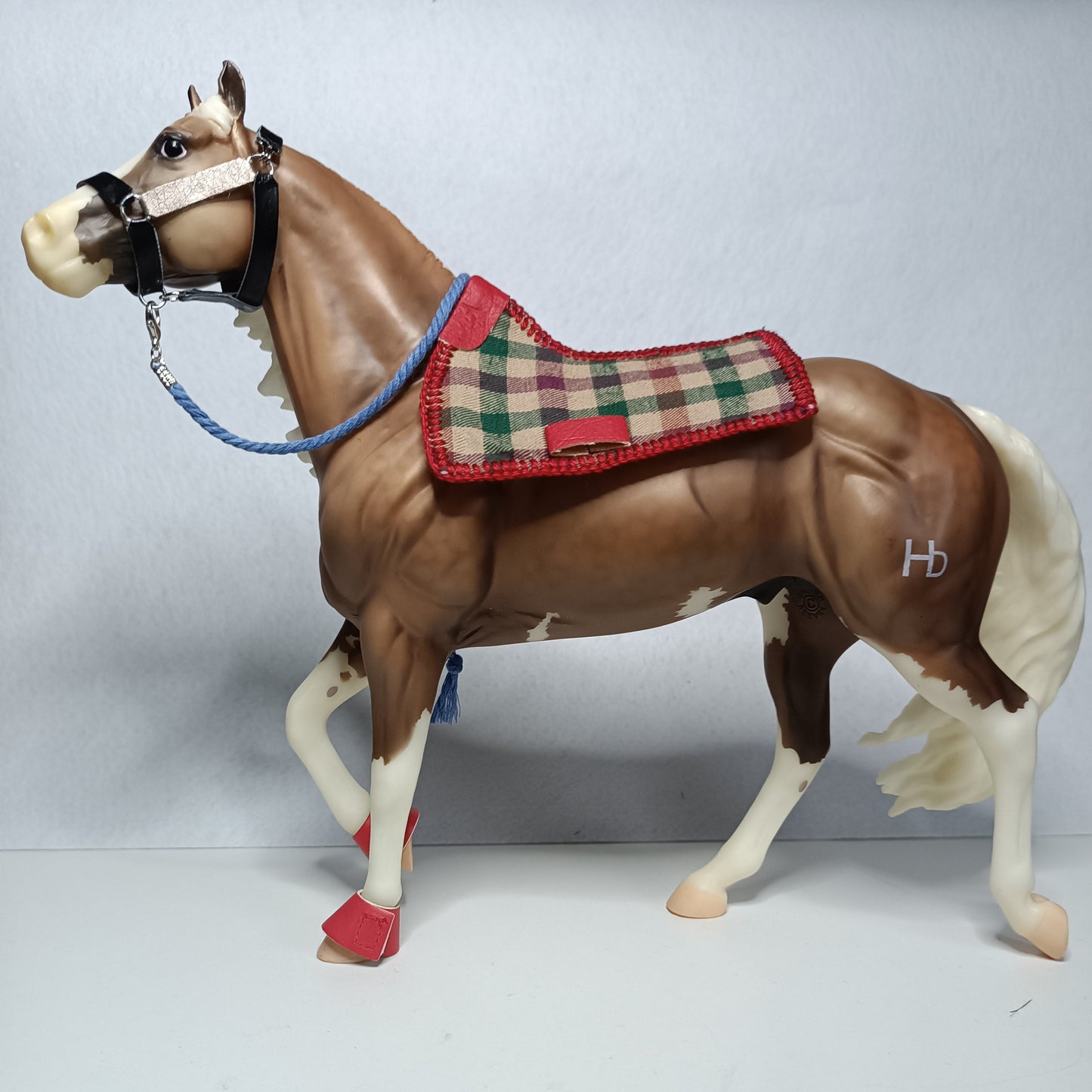Tapis de selle western carreaux (1:9)