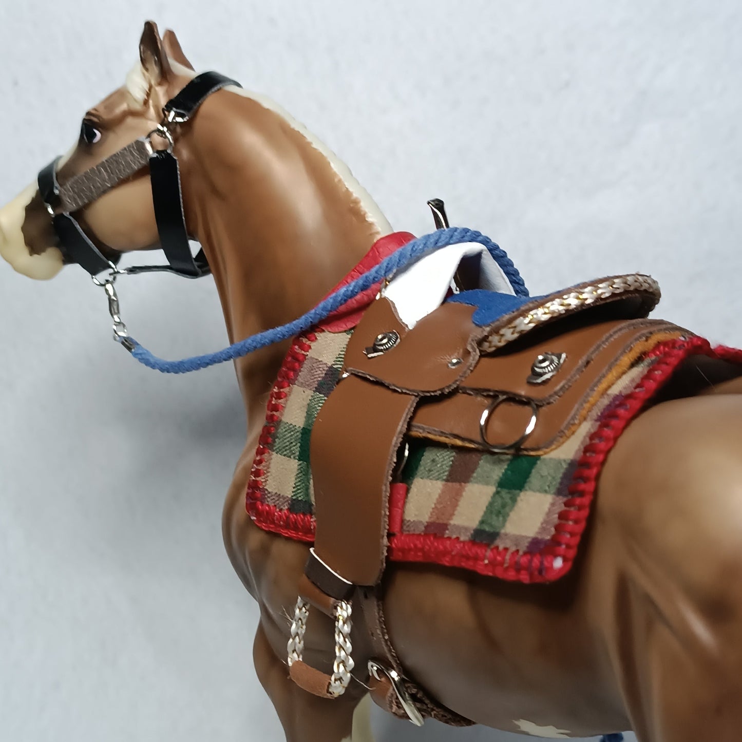 Tapis de selle western carreaux (1:9)