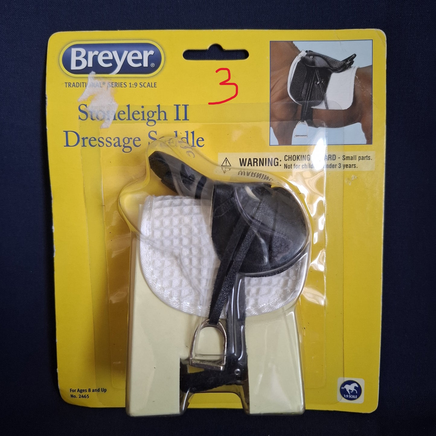 Breyer Traditionnel (1:9) 2465 -  Selle de dressage Stoneleigh II (boîte abîmée)
