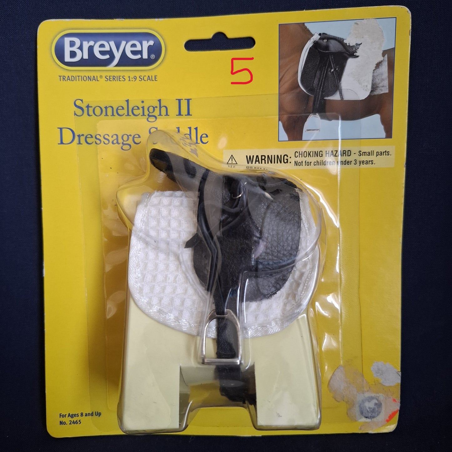 Breyer Traditionnel (1:9) 2465 -  Selle de dressage Stoneleigh II (boîte abîmée)