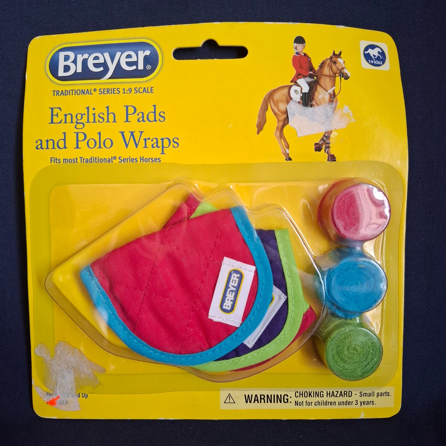 Breyer - Tapis de selles anglais et bandes de polo (boîte abîmée)