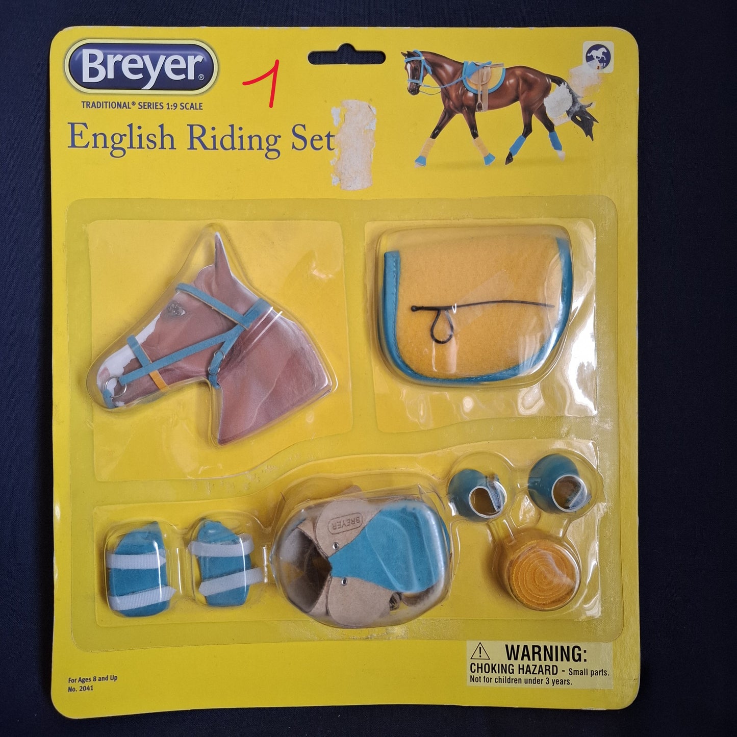 Breyer - Ensemble d'équitation anglaise (boîte abîmée)