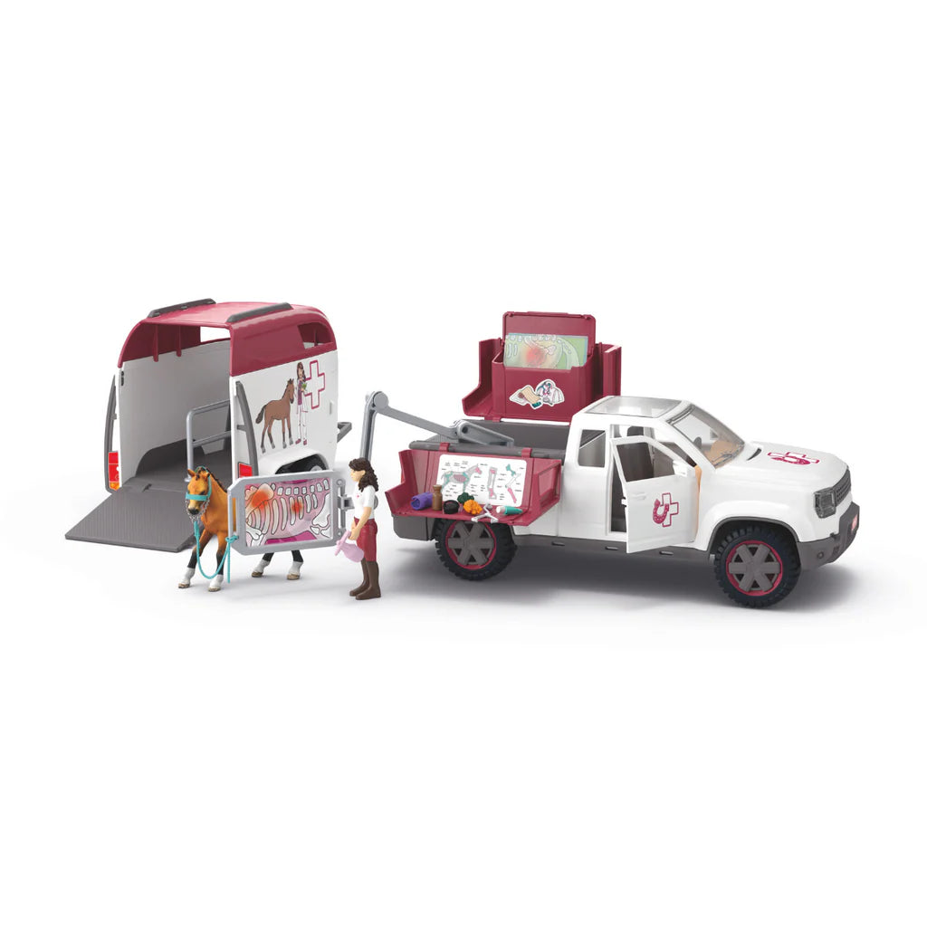 Schleich Vétérinaire mobile avec remorque