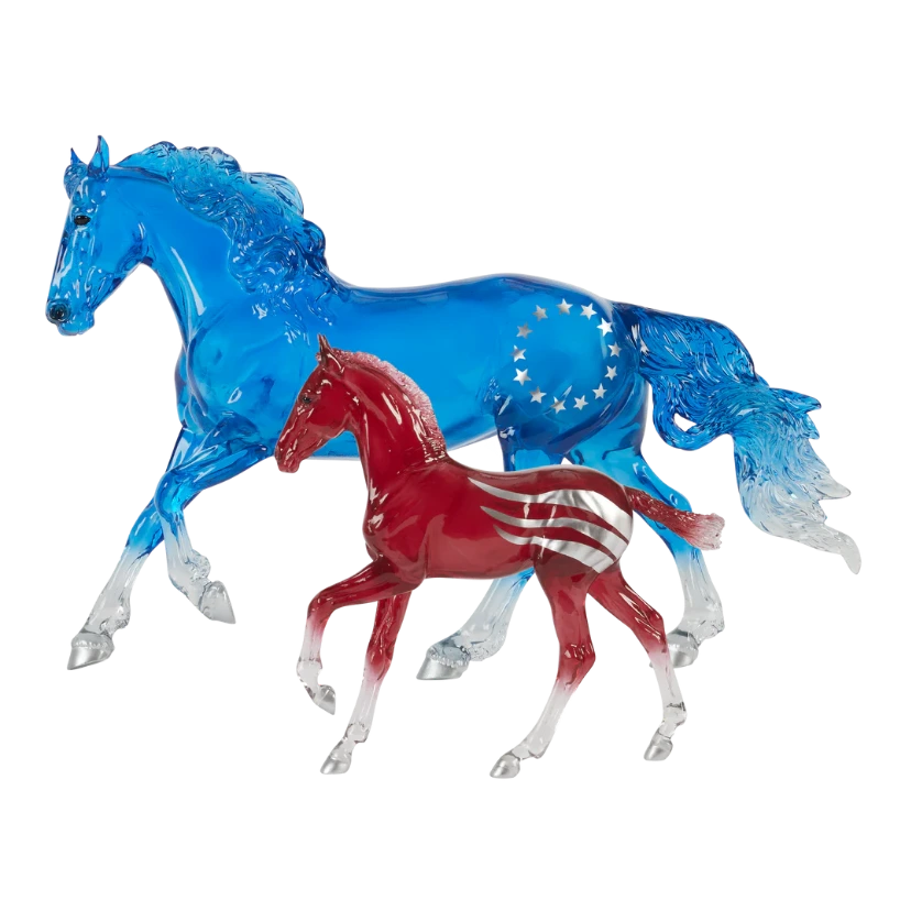 Breyer Traditionnel (1:9) 10671 - Betsy & Ross Célébration 250 ans USA