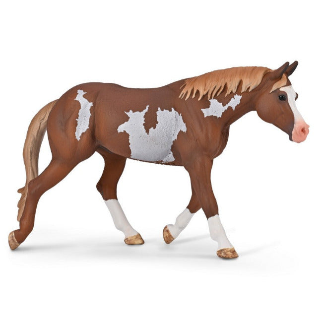 CollectA 80062 Étalon Paint Horse Alezan crins lavés overo