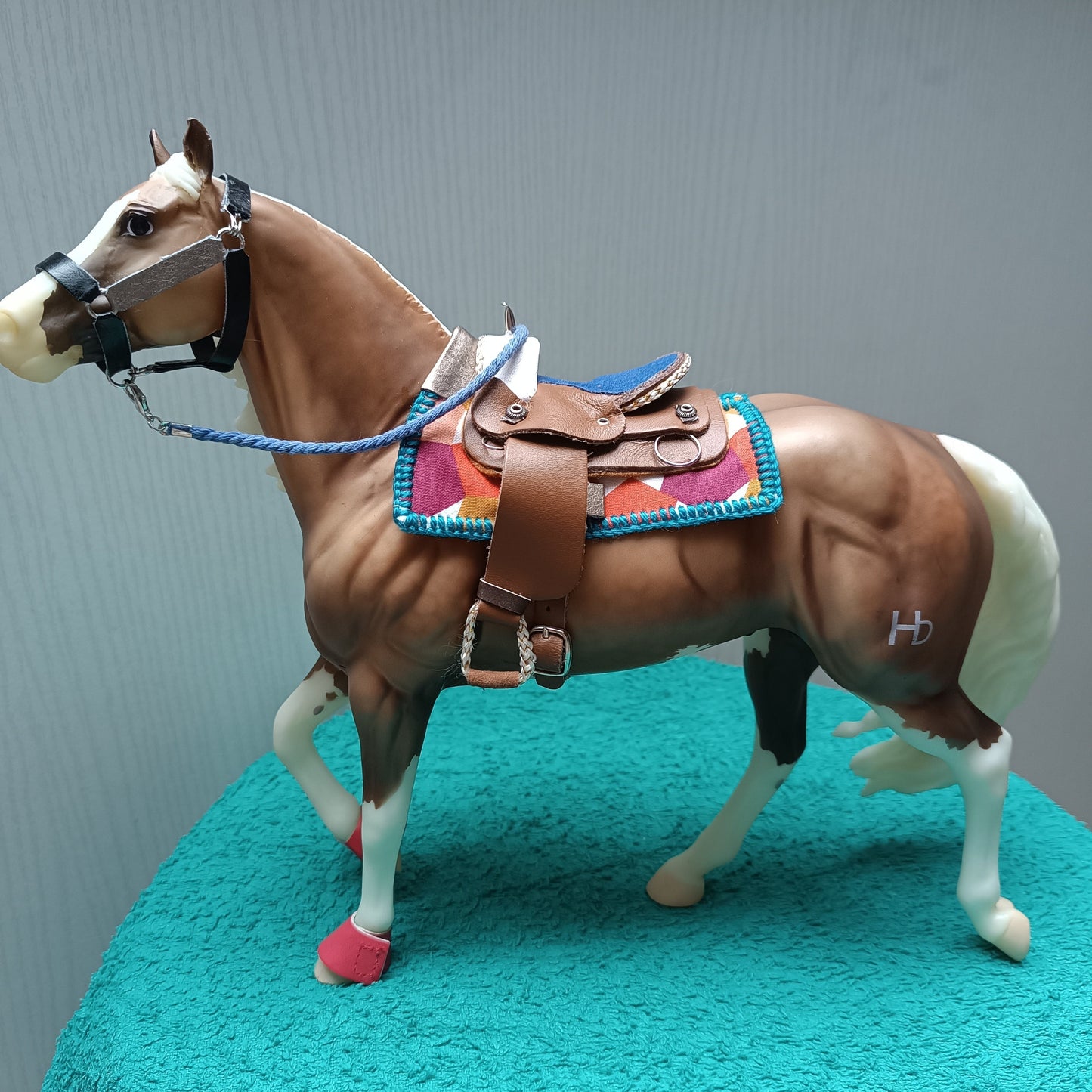 Tapis de selle western mosaïque (1:9)