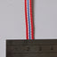 Ruban gros grain 6mm rouge/bleu
