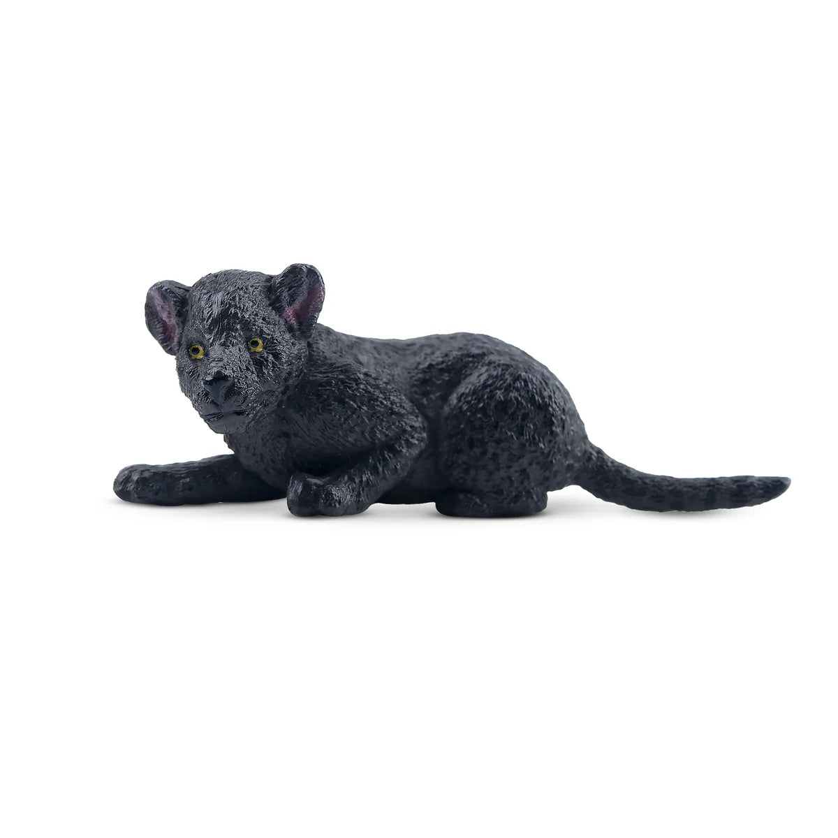 Toymany bébé jaguar noir couché