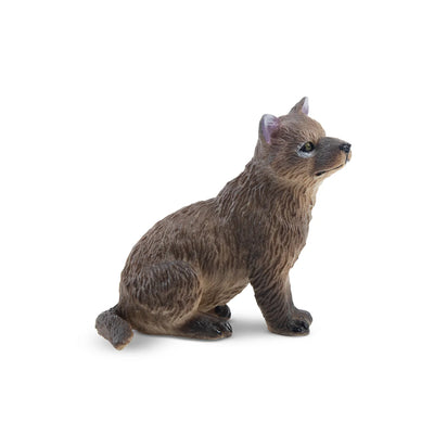 Toymany louveteau gris assis