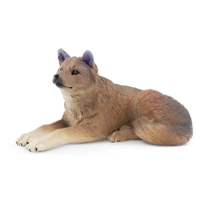 Toymany loup gris couché