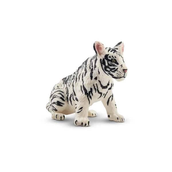 Toymany bébé Tigre blanc assis