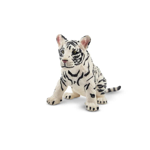 Toymany bébé Tigre blanc assis