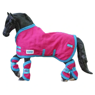 Breyer Traditionnel (1:9) 3948 - Ensemble de transport rose