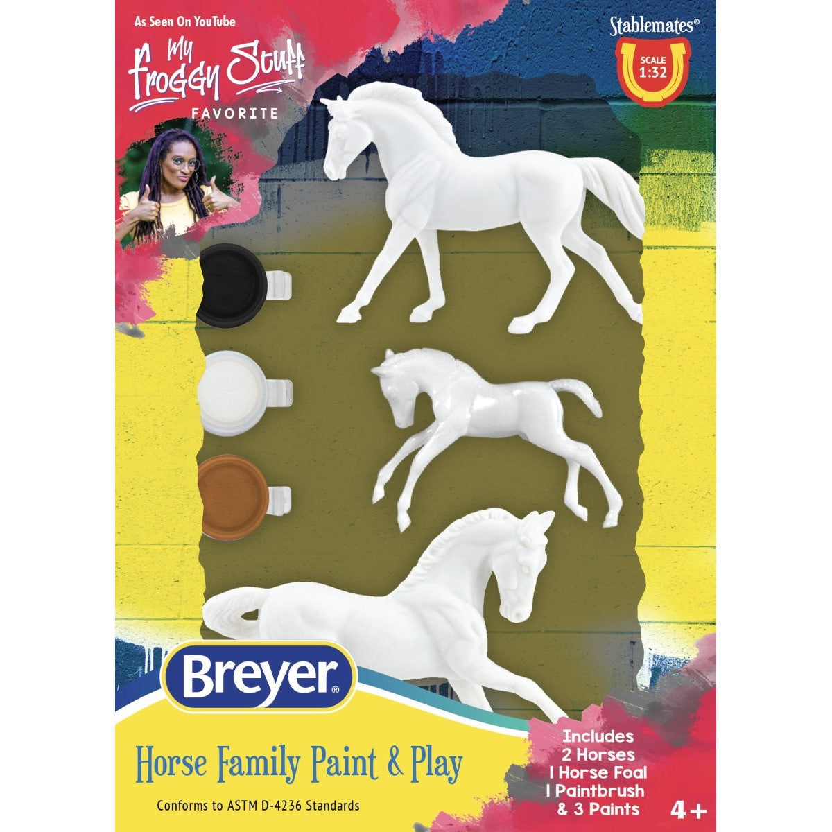 Breyer Stablemate (1:32) 4239 - Kit Peinture Famille Chevaux