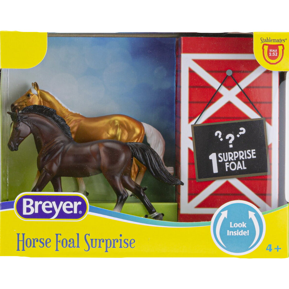 Breyer Stablemate (1:32) 6222 - Thoroughtbred & Warmblood with foal