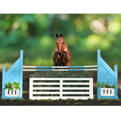 Breyer Traditionnel (1:9) 2080 - Obstacle Brush bleu