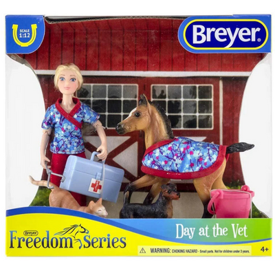Breyer Classic (1:12) 62028 - Visite chez le vétérinaire