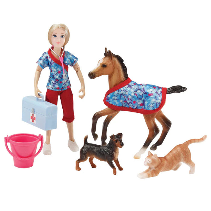 Breyer Classic (1:12) 62028 - Visite chez le vétérinaire