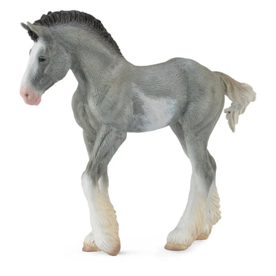 CollectA 88626 Poulain Clydesdale gris sabino