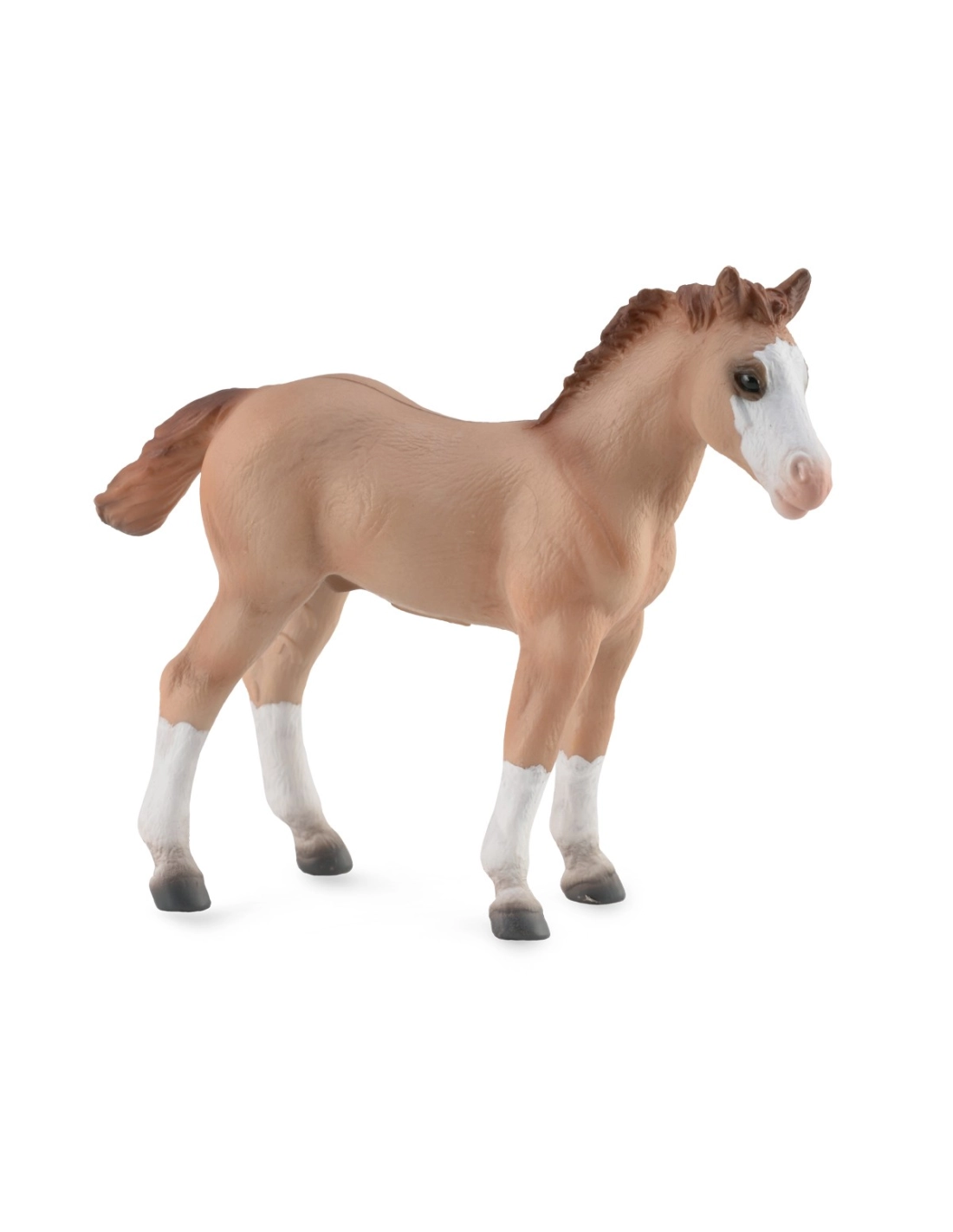 Toymany Alpaca Baby Lying Brown