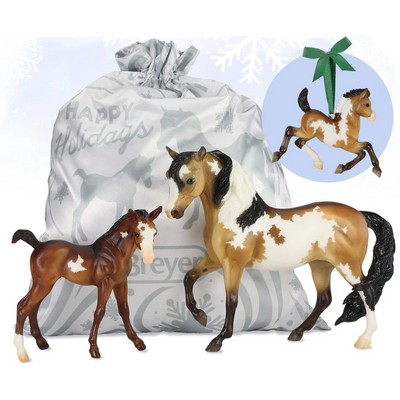 Breyer Traditionnel (1:9) 10279 - Freya et Annika + ornement exclusif
