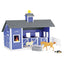 Breyer Stablemate (1:32) 59241 - Playset Grange bleue