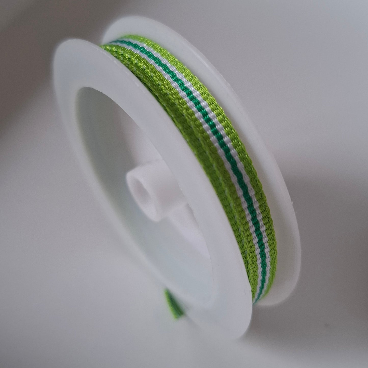 Ruban gros grain 6mm vert pomme/herbe