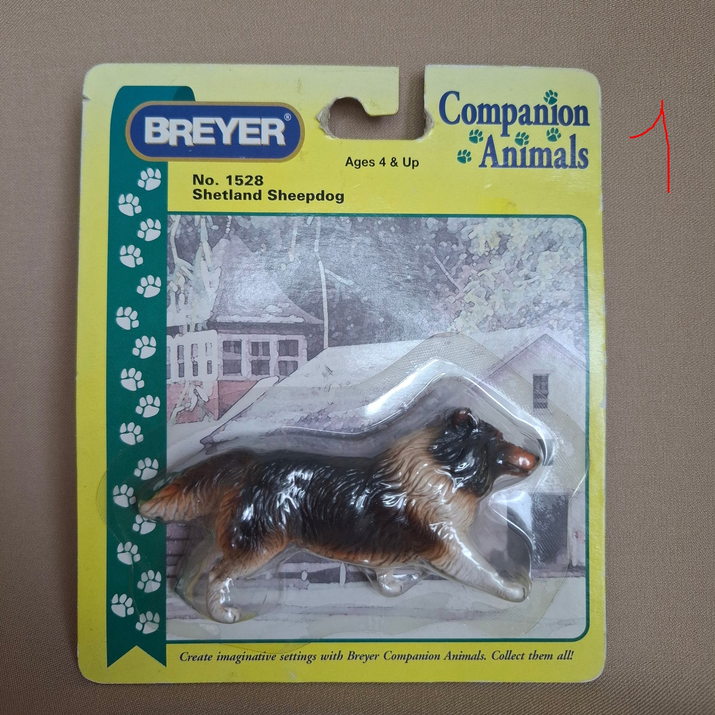 Breyer Traditional (1:9) 1528 - Tricolour Shetland Sheepdog
