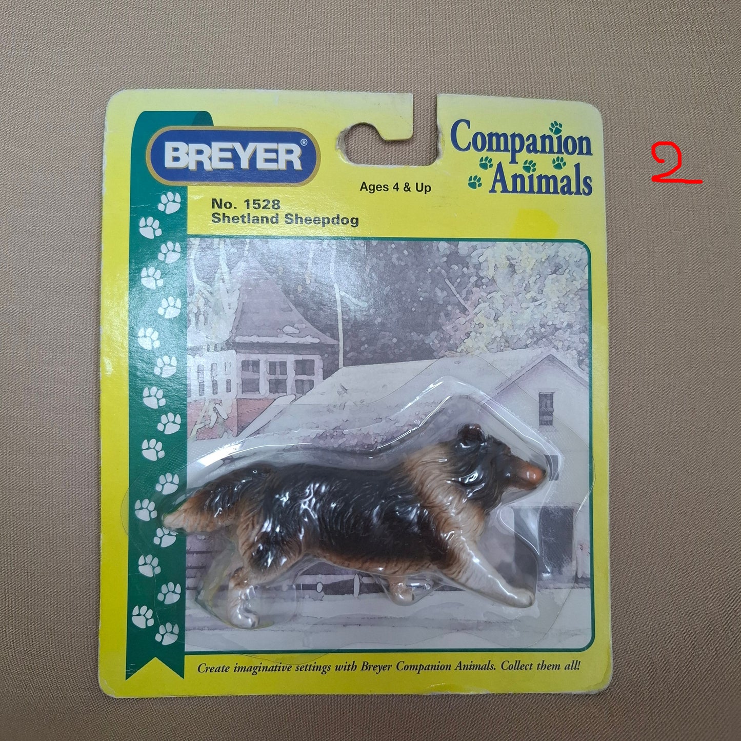 Breyer Traditional (1:9) 1528 - Tricolour Shetland Sheepdog
