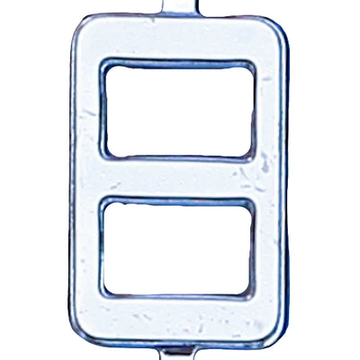 Boucles Doubles 4mm argent