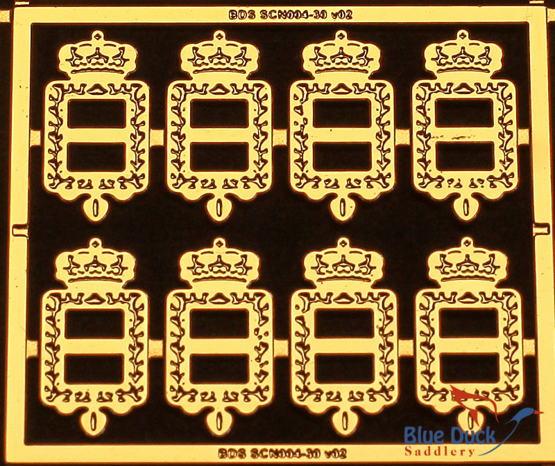 Boucles Doubles Couronne 3mm or